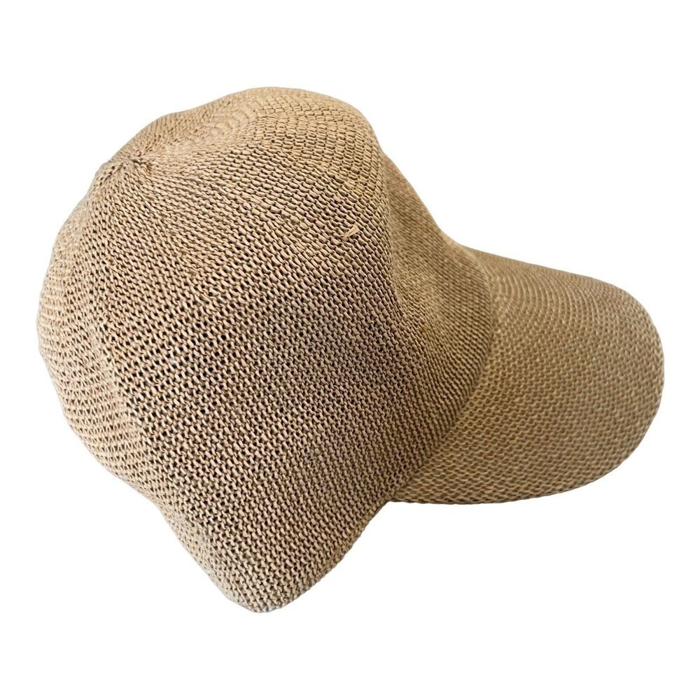 Zara Home Baseball Hat  Size S Mesh Beige With Semi Curved Peck - Picture 5 of 5